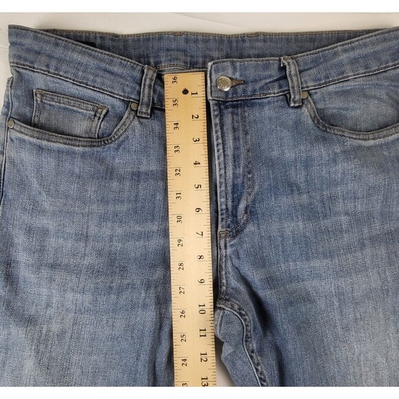 Peter Millar Crown Crafted Mens 36X30 Light Wash Blue Denim Jeans 5 Pocket - Picture 9 of 9